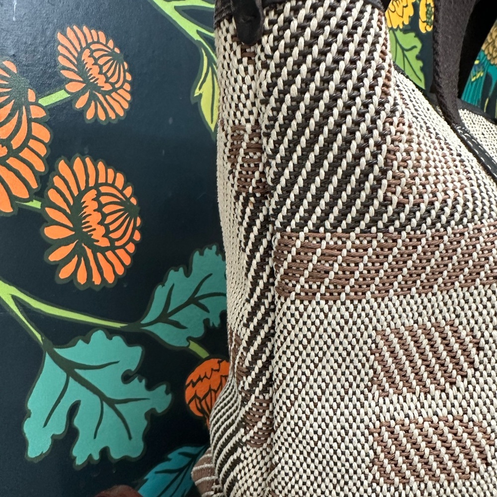 Bally Beige Vintage Woven Canvas Monogram Tote Bag - Made in Italy - Picture 6 of 11